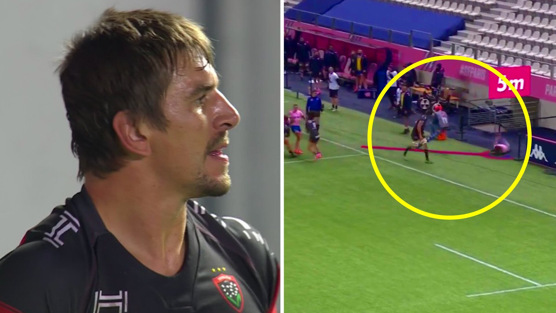 ებენ ეტზებეთმა 100-კგიანი მოწინააღმდეგე მოედნიდან 7 მეტრზე მოისროლა (VIDEO)