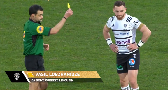 ვასილ ლობჟანიძის ყვითელი ბარათი ბორდოსთან მატჩში (VIDEO)